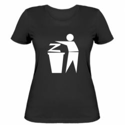 Женская футболка Z is a trash - PrintSalon