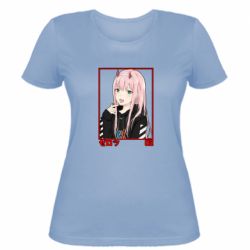 Женская футболка Zero Two Modern Style - PrintSalon