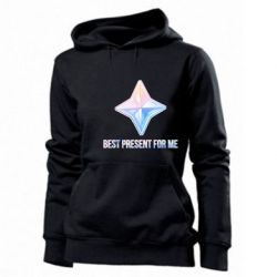 Женское худи Best present for me - PrintSalon