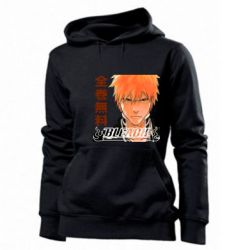 Женское худи Bleach Ichigo Art - PrintSalon