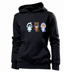 Худі жіноче Чжун, Венті і Тортик - PrintSalon