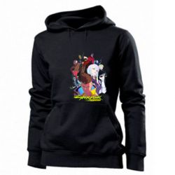 Женское худи Cyberpunk: Edgerunners - PrintSalon