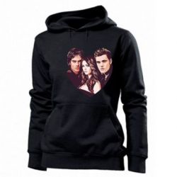 Женское худи Дневники Вампира - PrintSalon