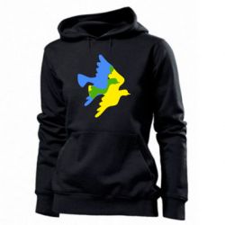 Женская худи Dove flag of Ukraine - PrintSalon
