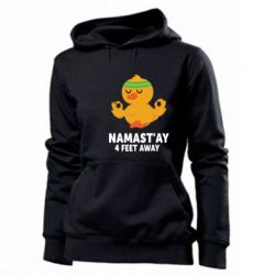 Женское худи Duck Namast'ay Away - PrintSalon