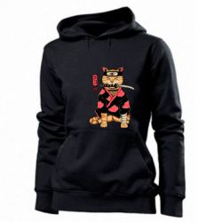 Женское худи Japanese Akatsuki cat - PrintSalon
