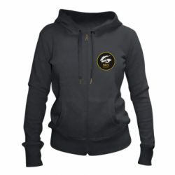Женская худи на молнии 501 ОБМП - PrintSalon