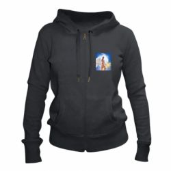 Женское худи на молнии Angel Billy