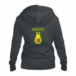 Женское худи на молнии Avocato