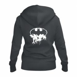 Женское худи на молнии Batman Paint - PrintSalon