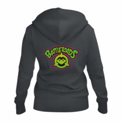 Жіноче худі на блискавці Battletoads logo - PrintSalon