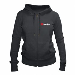 Жіноча худі на блискавці Bayraktar Logo - PrintSalon