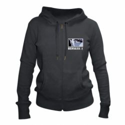 Женское худи на молнии Berserk Guts - PrintSalon