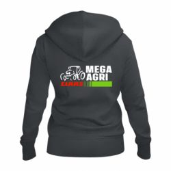 Женское худи на молнии Claas Mega Agri