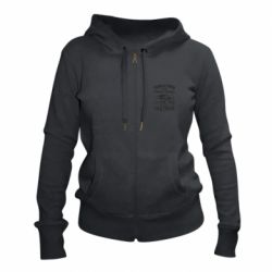 Женское худи на молнии Custom old truck