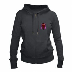 Женское худи на молнии Darth Maul Japanese mask