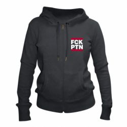 Женская худи на молнии FCN PTN - PrintSalon