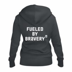 Жіноча худі на блискавці Fueled by bravery