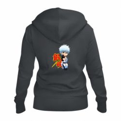 Женское худи на молнии Гинтама Мальчик - PrintSalon