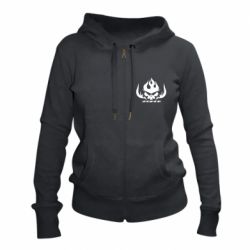 Женское худи на молнии Gurren power!