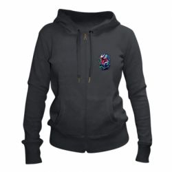 Женское худи на молнии Hollow Knight Art - PrintSalon