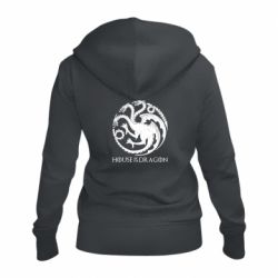 Жіноче худі на блискавці House Of The Dragon Logo - PrintSalon