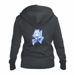 Женское худи на молнии Kokomi art - PrintSalon