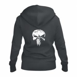 Жіноче худі на блискавці Лють Punisher - PrintSalon