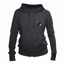 Женское худи на молнии Химарс M57A1 - PrintSalon