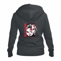 Женское худи на молнии Masked Tangio - PrintSalon