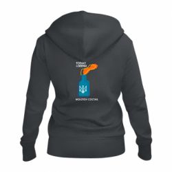 Жіноча худі на блискавці Molotov cocktail - PrintSalon