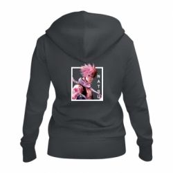 Женское худи на молнии Нацу - PrintSalon