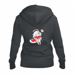 Жіноче худі на блискавці Паймон з кавуном - PrintSalon