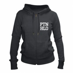 Женская худи на молнии PTN HLO - PrintSalon