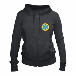 Женское худи на молнии Скорая помощь - PrintSalon