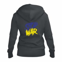 Женская худи на молнии Stop this war - PrintSalon