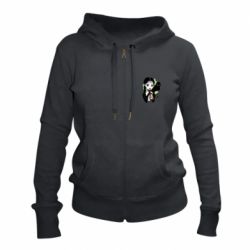 Жіноче худі на блискавці Венздей з отрутою - PrintSalon