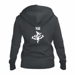 Женское худи на молнии Yae symbol - PrintSalon