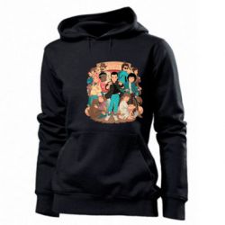 Женское худи Очень странные дела арт - PrintSalon