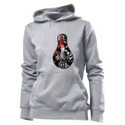 Женское худи ОСД Арт Лампочка - PrintSalon
