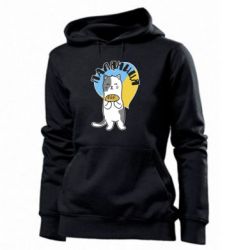 Женская худи Паляниця, кот - PrintSalon