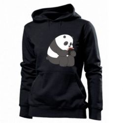 Женское худи Панда лайк - PrintSalon