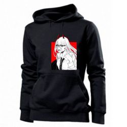 Женское худи Power red - PrintSalon