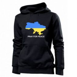 Женская худи Pray for peace - PrintSalon