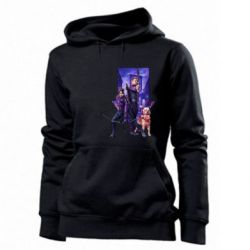 Женское худи Соколиный глаз и Кейт Бишоп - PrintSalon