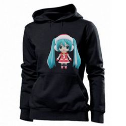 Женское худи Winter Hatsune Miku - PrintSalon