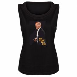 Женская майка Агент 007 Не Время Умирать - PrintSalon