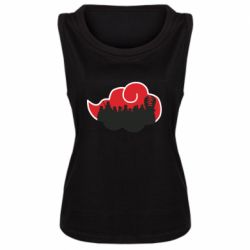 Женская майка Akatsuki Members Red Cloud - PrintSalon