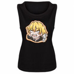 Женская майка Angry Zenitsu Agatsuma - PrintSalon