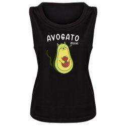 Женская майка Avogato Cat - PrintSalon